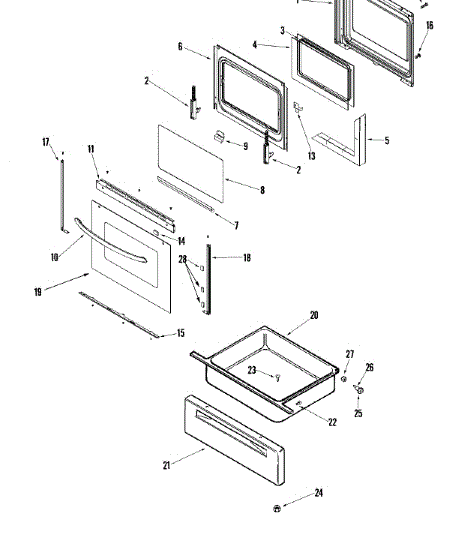 Whirlpool/Maytag Oven / Range Glass Door Kit 12002192 >> NLA <<