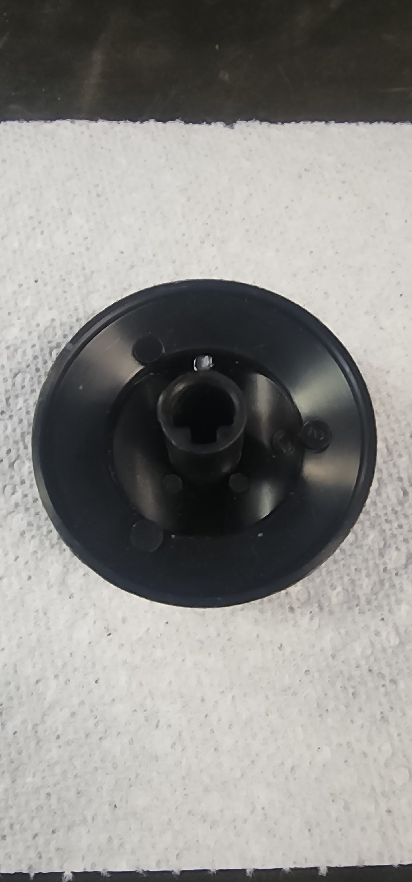 General Electric Cooktop/Range Top Burner Knob BLACK WB3K37 >> NLA <<