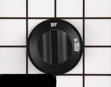 Whirlpool/Maytag Oven/Range Tob Burner Knob BLACK 7733P015-60 >> NLA <<
