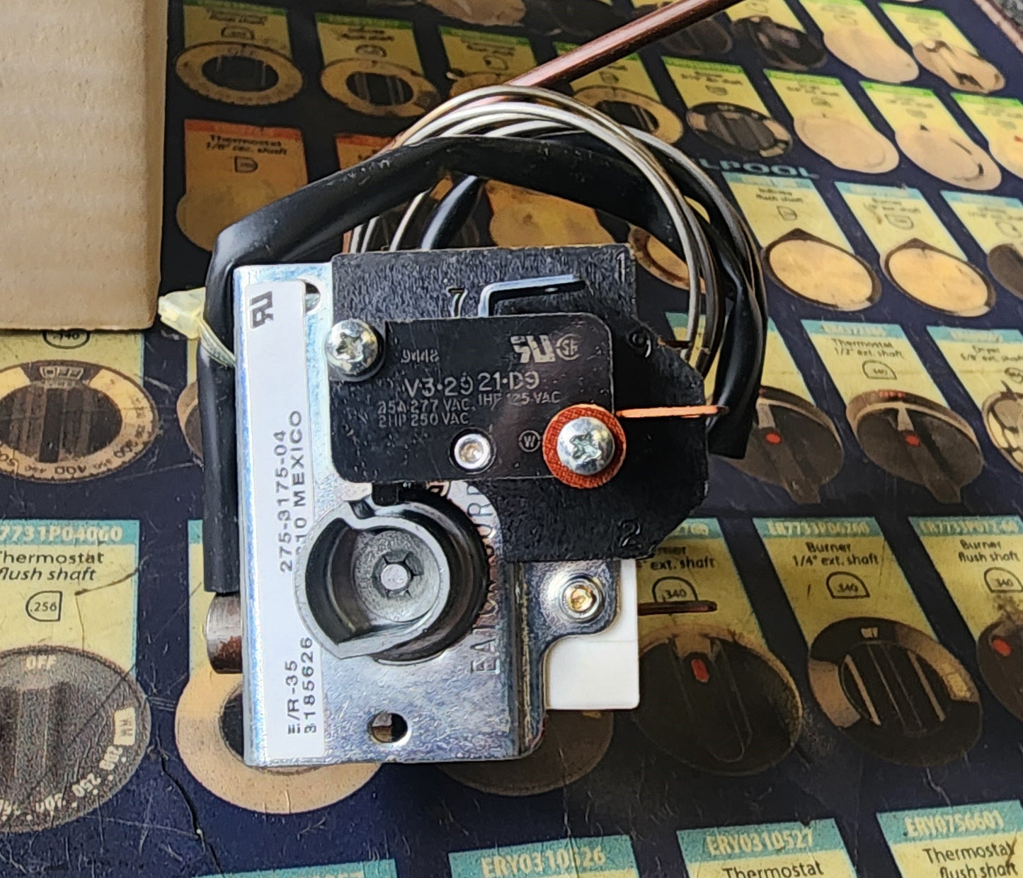Robertshaw Oven Electric Thermostat Exact Replacement for Wpl 3185626/ERT-17 >NLA <