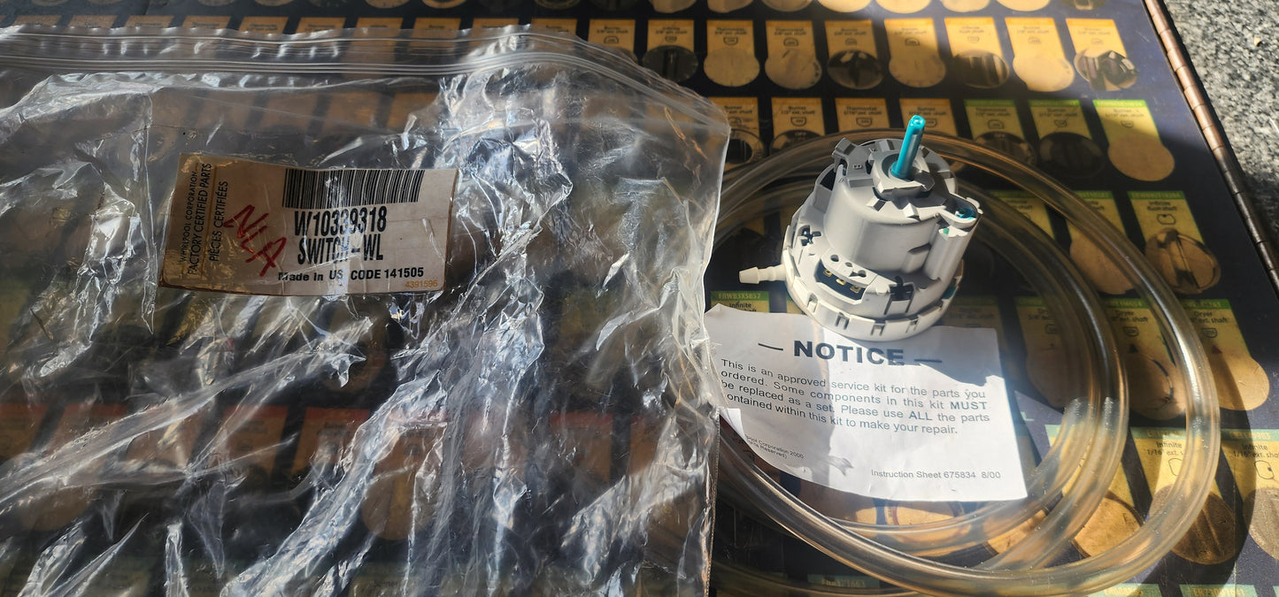 Whirlpool Washing Machine Water Level / Pressure Switch W10339318 >> NLA <<