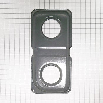 General Electric Range/Cooktop Double Drip Pan LEFT SIDE GRAY WB34K10014 >OEM <