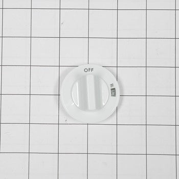 Whirlpool Oven/Range/Cooktop Top Burner Knob WHITE 74002497/WP74002497 >>NLA <<