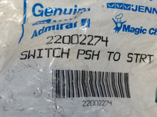 Maytag Washing Machine Switch, Push to Start WP22002560/22002560/22002274 > NLA<