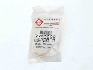 Whirlpool Washing Machine Timer Knob ALMOND 3392699 >> NLA <<