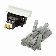 Frigidaire Dishwasher Door Latch Kit WHITE with Door Seal 5304442173 >> NLA <<