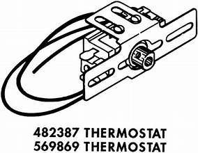 Robertshaw Refrigerator Temp Cntrl Exact Replacement For Wpl 569869/3030-133 >NLA<