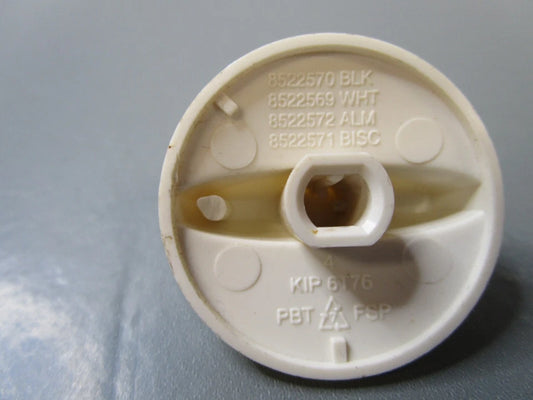 Whirlpool Electric Range/ Cooktop Top Burner Knob, Bisque 8522571 >> NLA <<