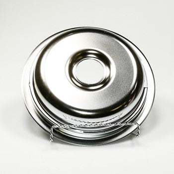 Frigidaire Oven/Range Top Burner Drip Pan 8-inch Chrome 5300147223 >> NLA <<