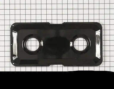 General Electric Oven/Range/Cooktop Dbl Drip Pan LEFT Side BLACK WB32K10 >> NLA <<