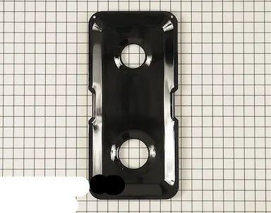 General Electric Cooktop/Rang Top Burner DBL Drip Pan RIGHT SIDE BLACK WB49K11 >NLA