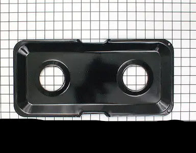 General Electric Cooktop/Rang Top Burner DBL Drip Pan LEFT SIDE BLACK WB49K12 >NLA