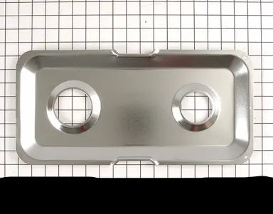 General Electric Range /Cooktop Dual Top burner pan, Right, chrome WB49K13 > NLA <