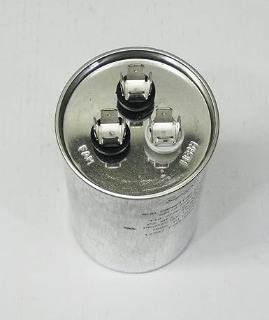 SUPCO CD60+10X440R Dual Motor Run Capacitor, Round, 60 + 10 Mfd x 440V