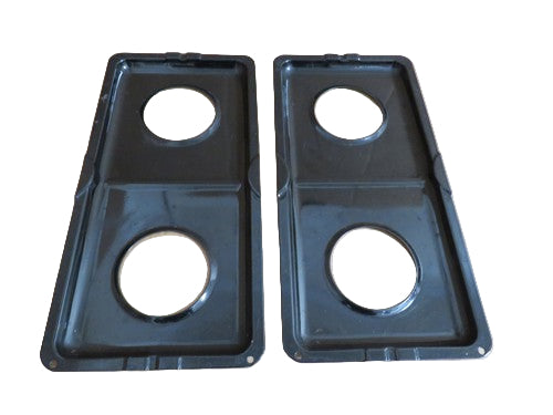 Whirlpool Stove/Range/Cooktop DPANSB Double Drip Pan Kit(2PK) BLACK >> NLA <<