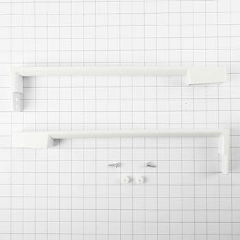 General Electric Refrigerator Door Hanle Kit / WHITE WR12X48765 / WR12X32352 >> OEM <<