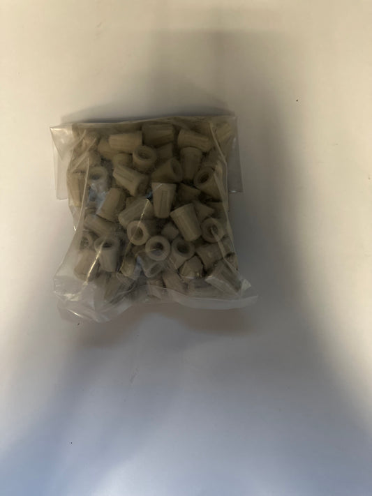 100pk of white porcelain wire nuts