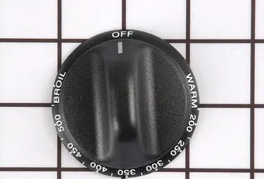 Maytag/Whirlpool Knob, Oven Thermostat BLACK Y07723300 / 07723300 >> NLA <<