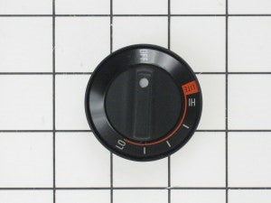 General Electric Oven/Range Top Burner Knob BLACK WB3K5055 / WB03K5055 >> NLA <<