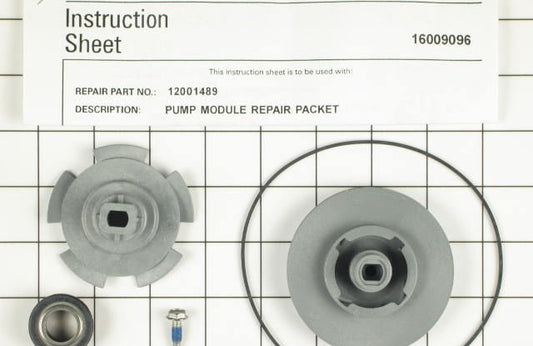 Whirlpool/Maytag Dishwasher Pump Module Repair Kit 12001489 >> NLA <<