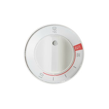 General Electric Oven/Range/Cooktop Top Burner Knob WHITE WB3K5184 >> NLA <<