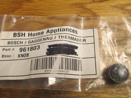 Bosch Oven / Range Push Button Knob BLACK 00961803 / 961803 >> NLA <<
