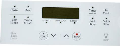 Frigidaire Oven range Overlay WHITE 316633003 >> NLA <<