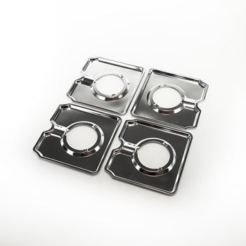 Maytag/Whirlpool Cooktop/ Range Square Gas Drip Pans (SET OF 4) 1430283 >> NLA <<